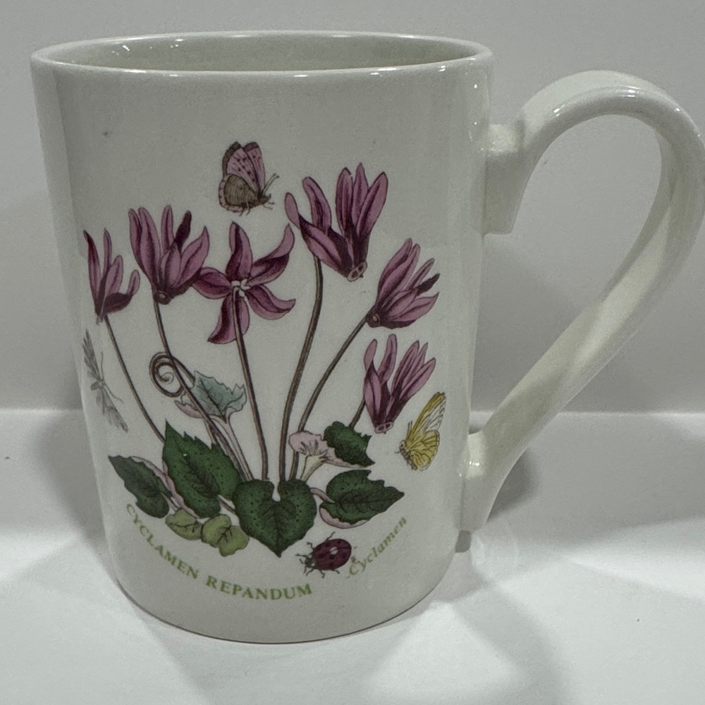 Portmeirion Botanic Garden‎ 'Cyclamen Repandum' mug.